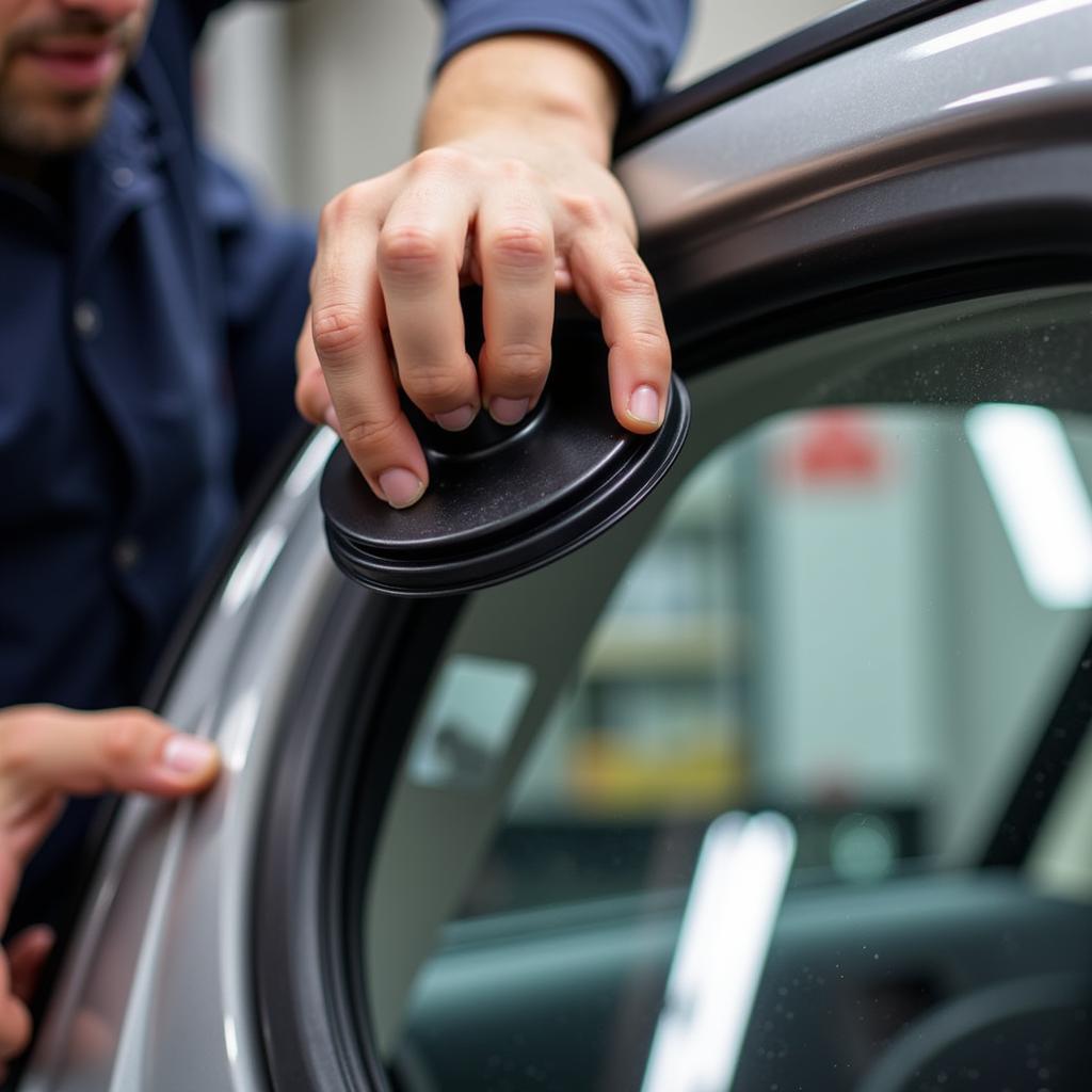 Using Suction Cups for Car Window Installation