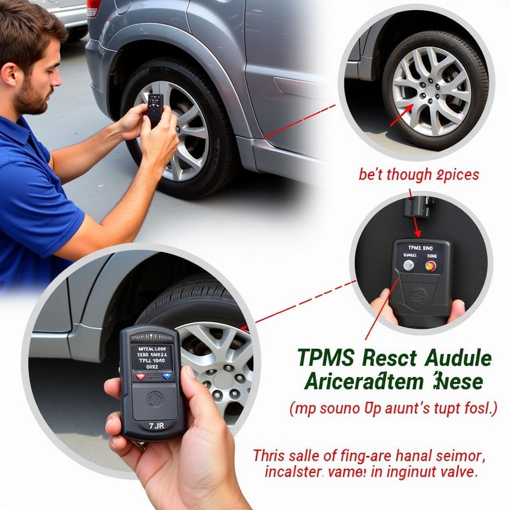 Using a TPMS Reset Tool on a Foreign Car