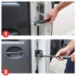 Using Wedge and Long Reach Tool to Unlock Car Door