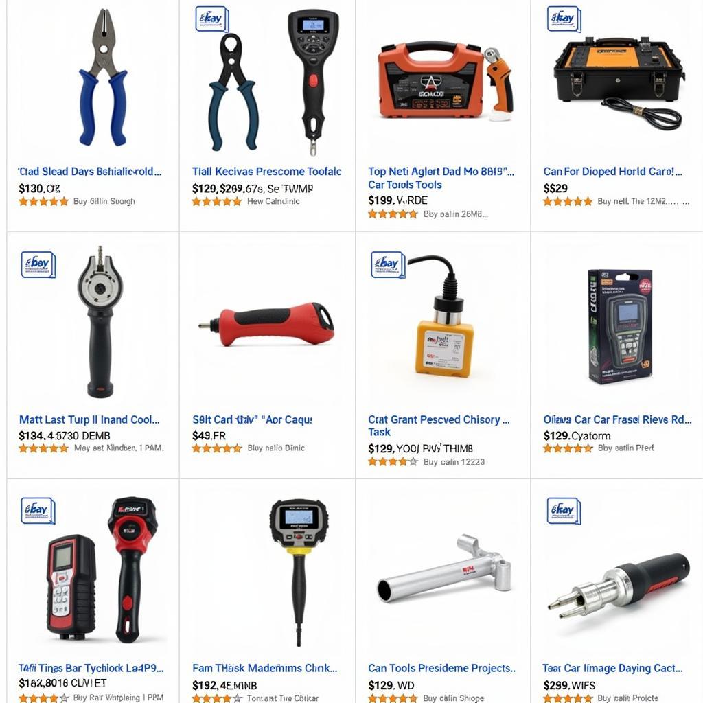 Variety of Car Tools Available on eBay