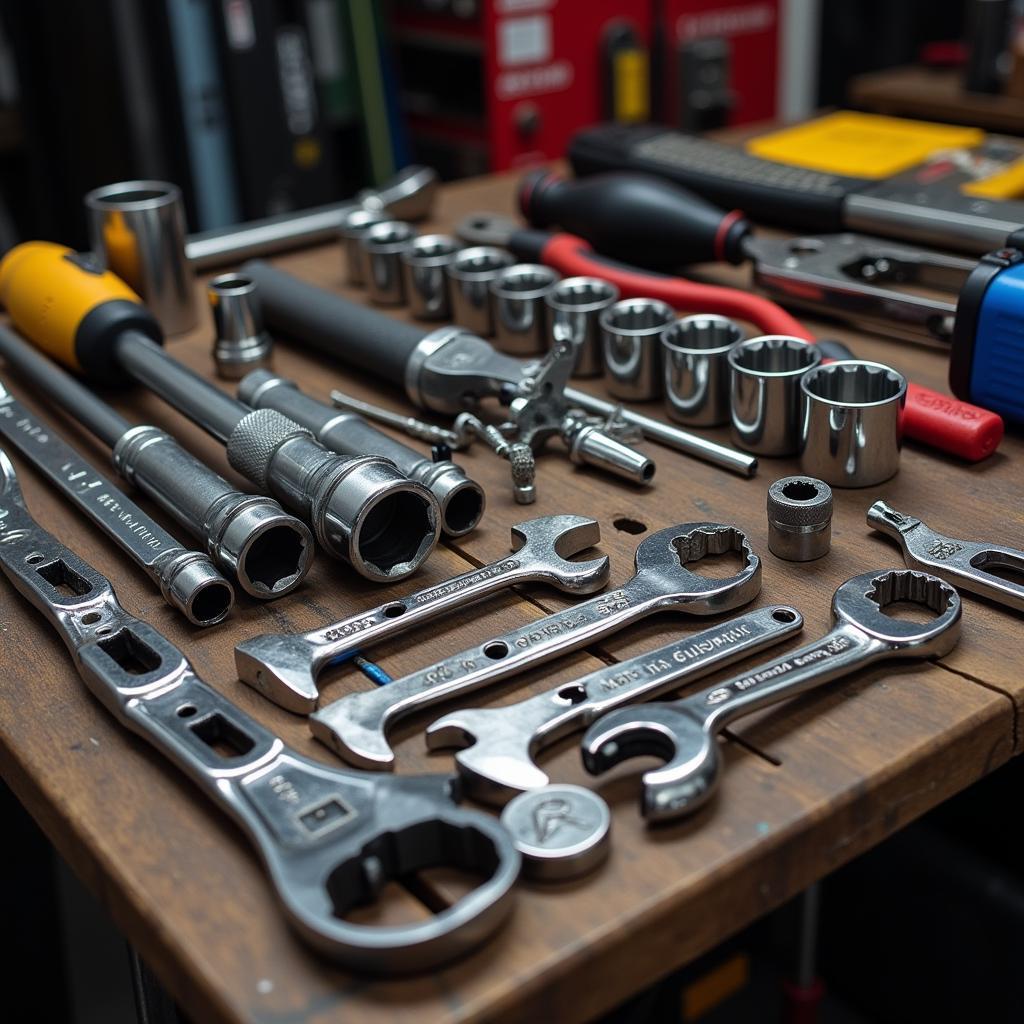 Variety of Chrome Tip Tools for Automotive Maintenance