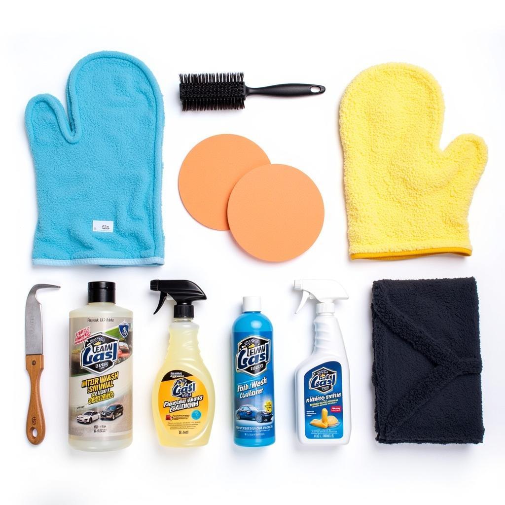 Various Car Cleaning Tools