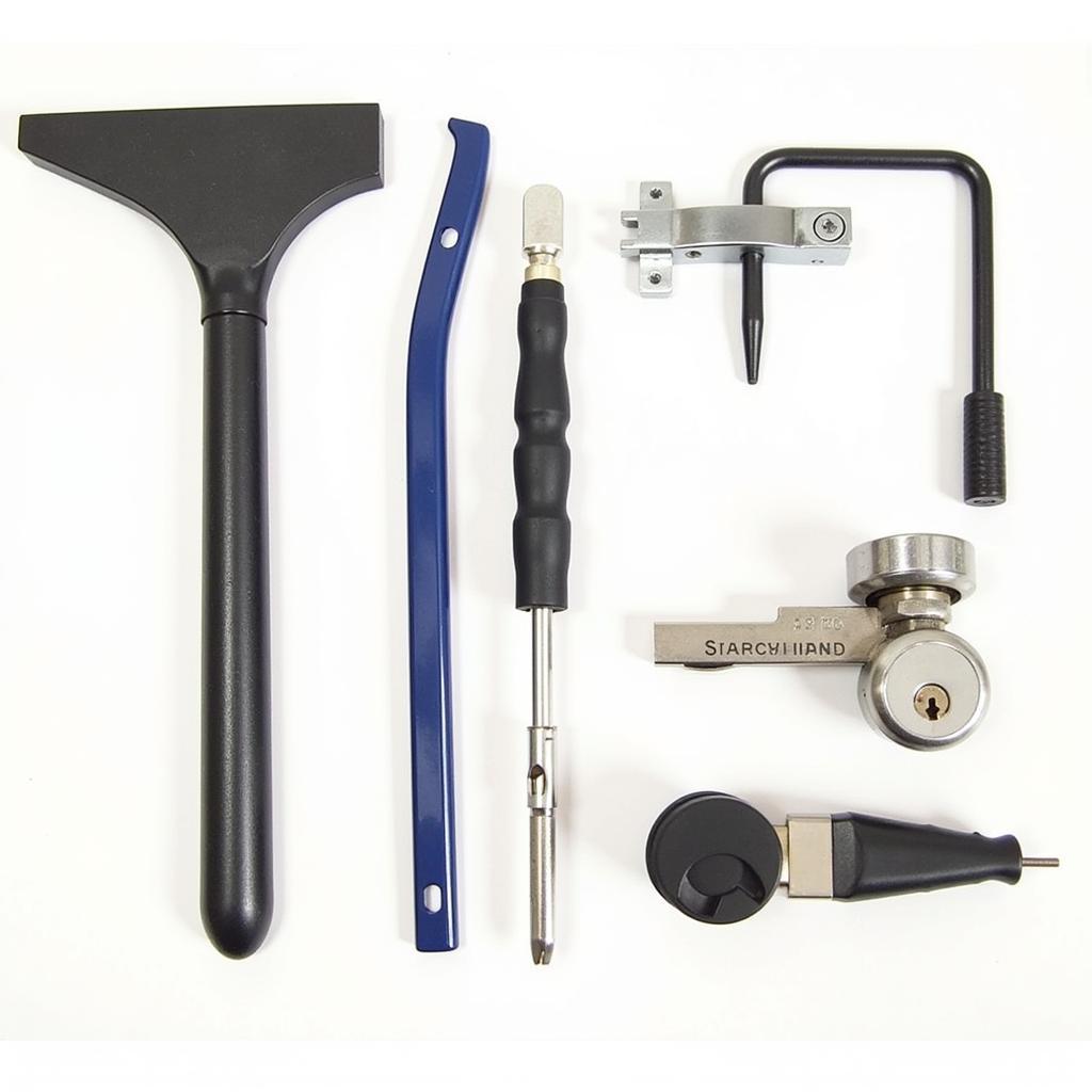 Various Car Door Tools