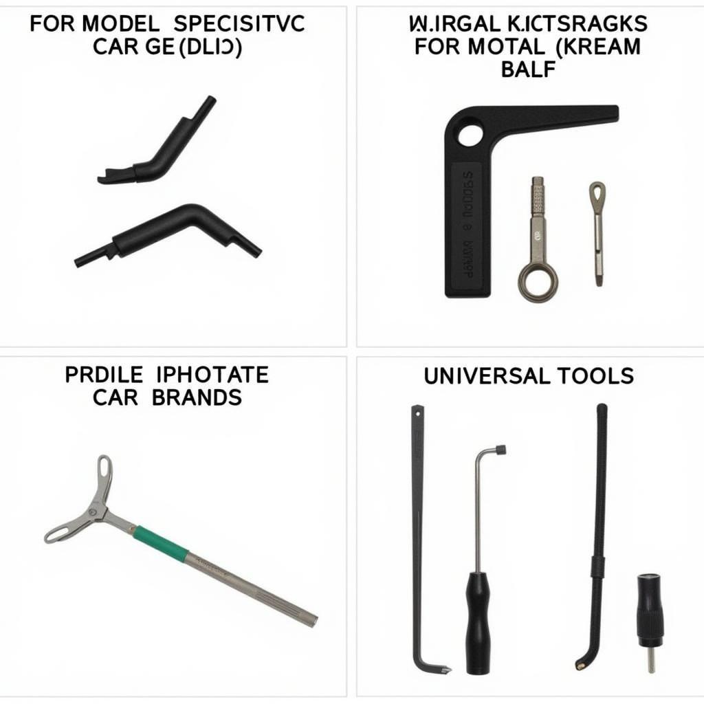 Different Types of Car Stereo Removal Tools