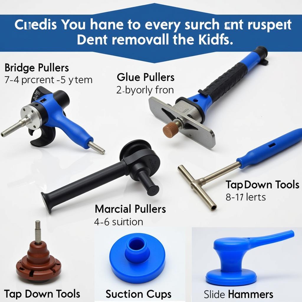 Various Dent Removal Tools