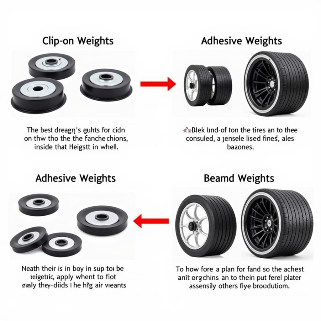 Different Kinds of Tire Weights for Balancing