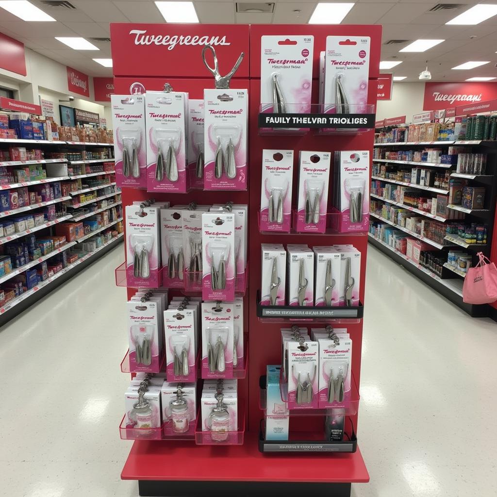 Tweezerman Skin Care Tool Display at Walgreens