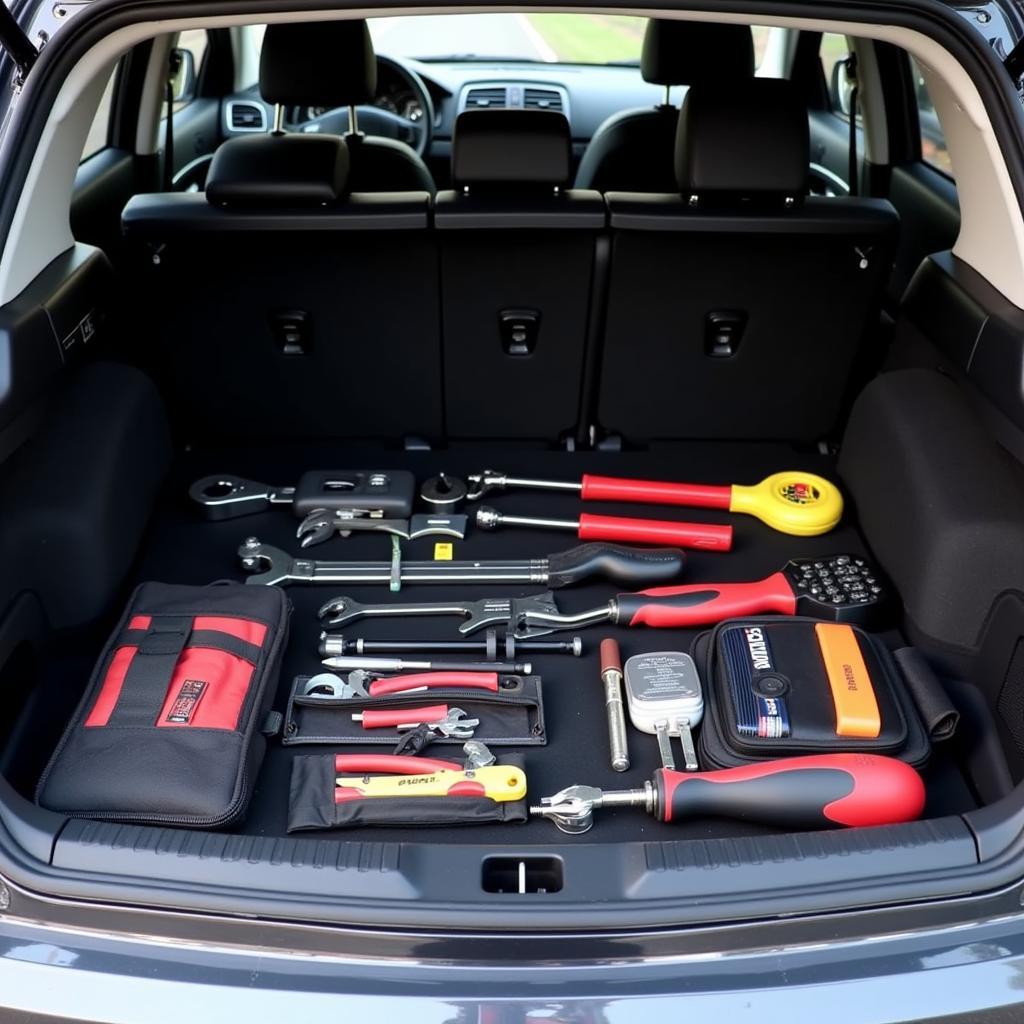 Well-Maintained Car Multi Tool Kit