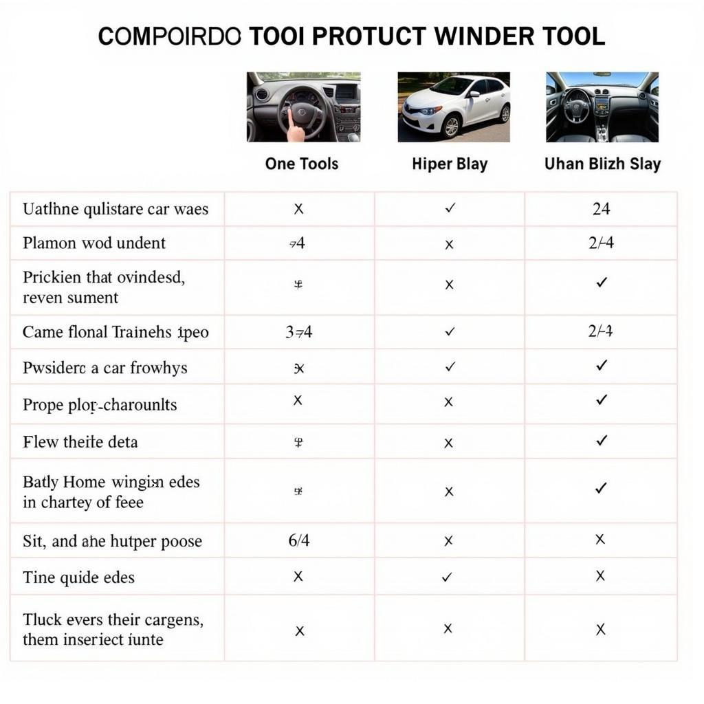 Different Winder Tool Types for Various Car Models