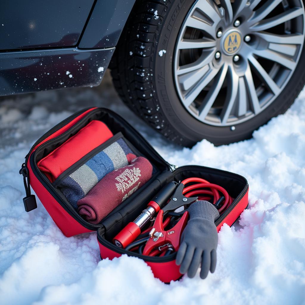 Winter Car Emergency Kit with Tools