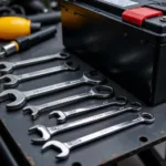 Wrenches for car battery replacement