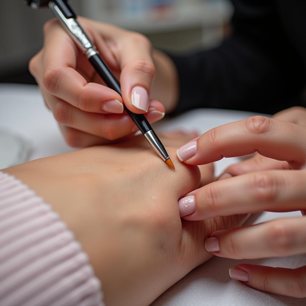 Applying Acrylic and Gel Nail Enhancements