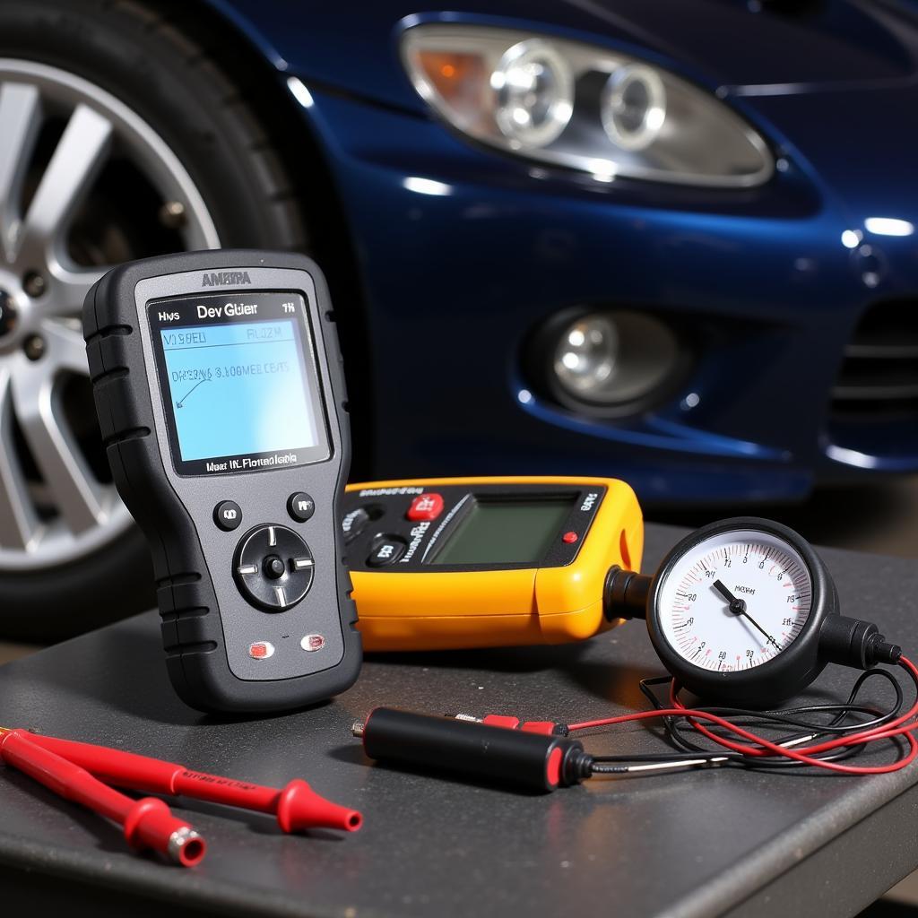 Advanced diagnostic tools for car troubleshooting.