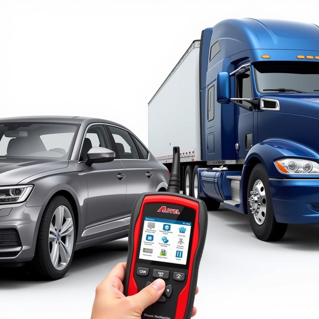 Autel Scanner Used on Car and Truck Diagnostics