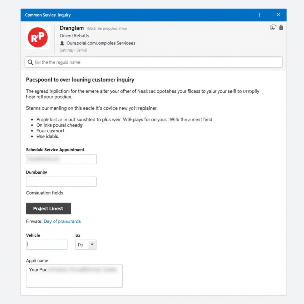 Automated Email Response Template