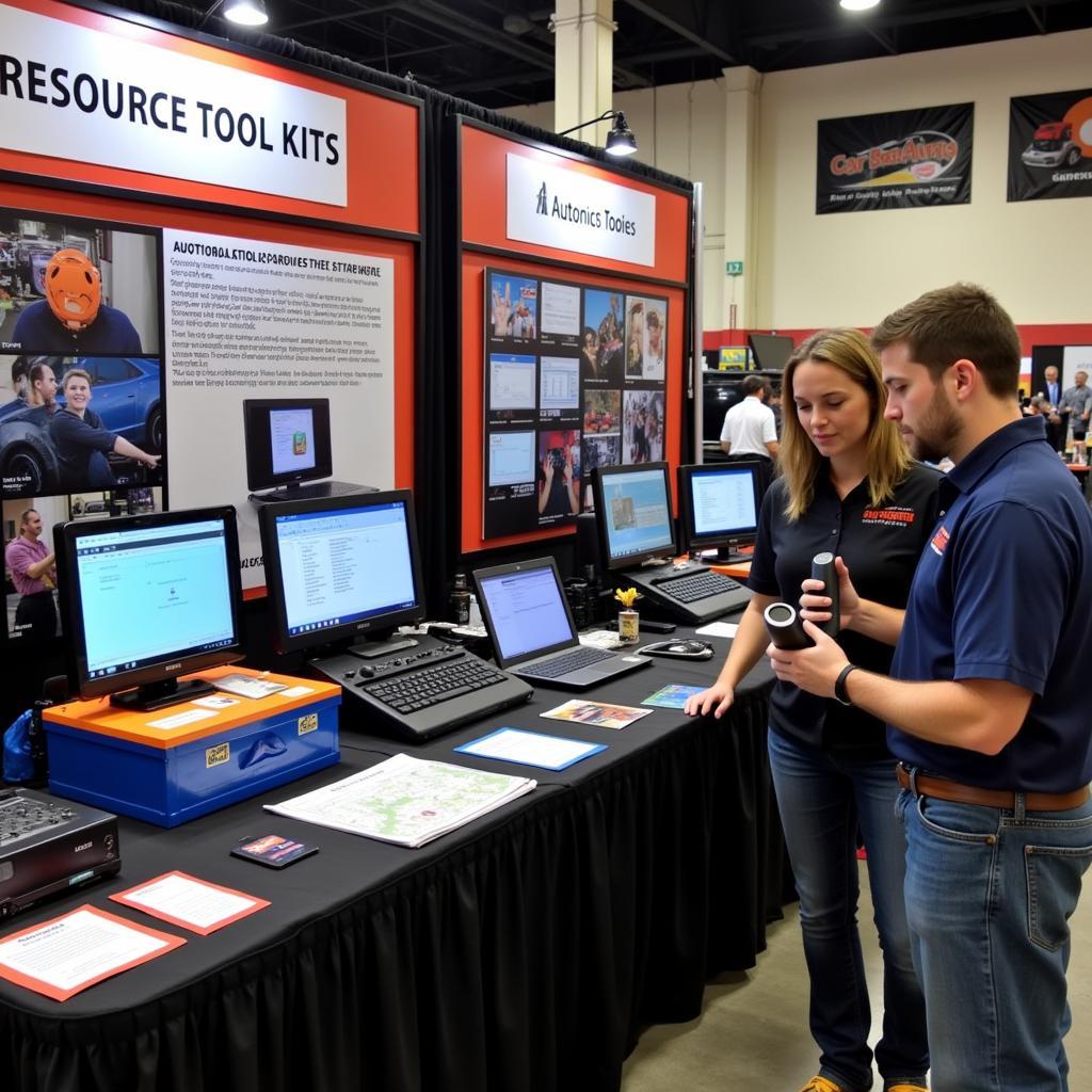 Automotive Resource Tool Kit Display at a Car Show