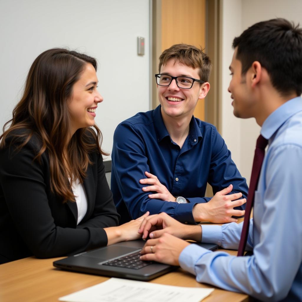 Balcombe Grammar Student Participating in Work Experience