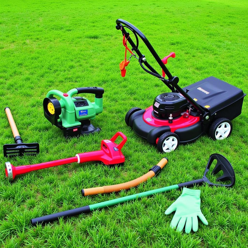 Basic Lawn Care Tools Kit