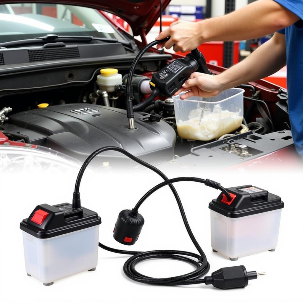 Battery Powered Oil Extractor for Car Oil Change