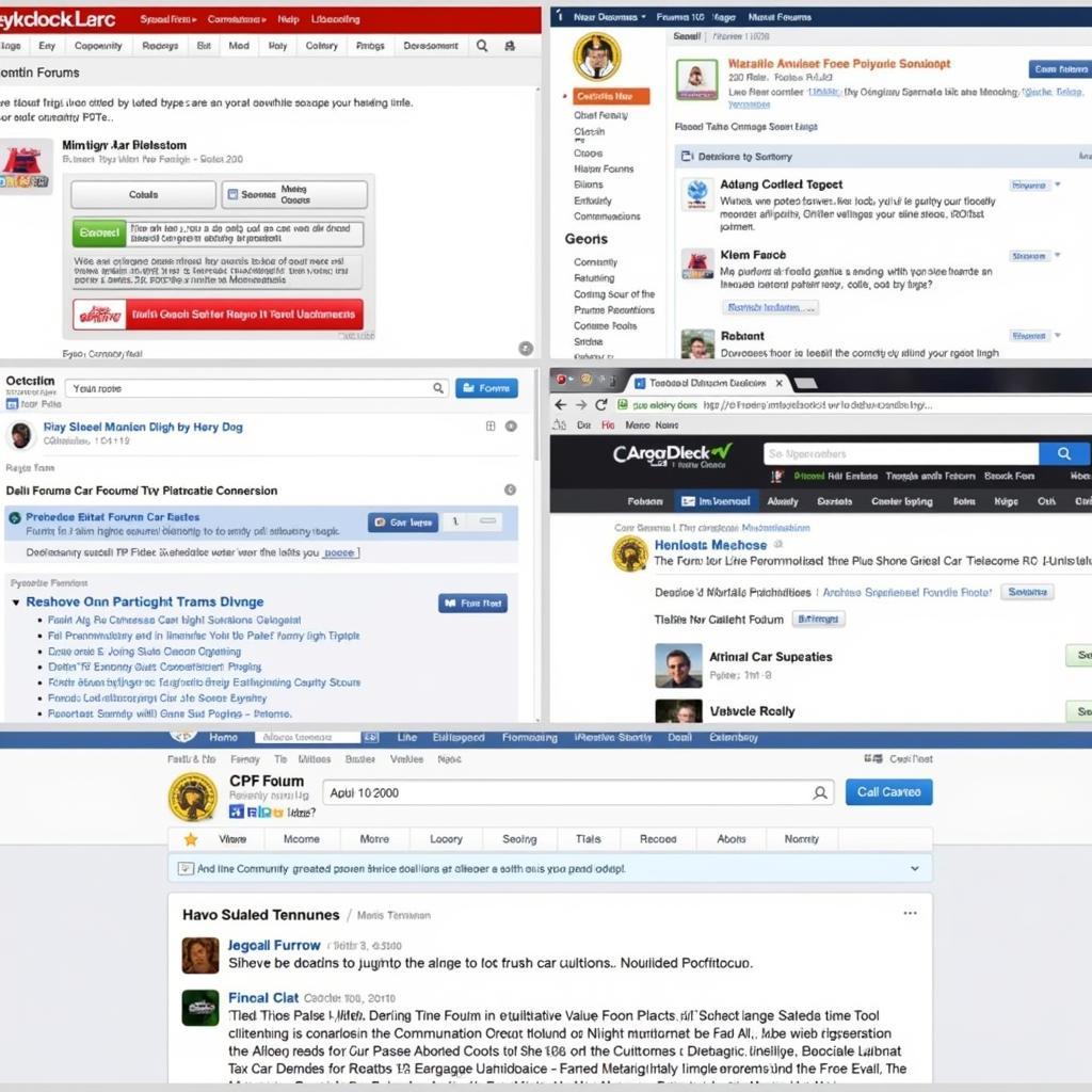 Examples of Popular Car Diagnostic Tool Forums