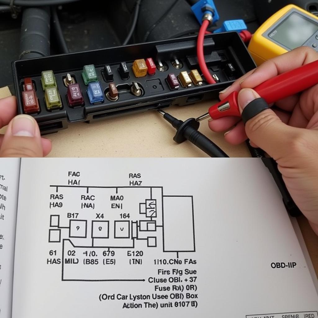 Blown fuse causing OBD-II port power failure