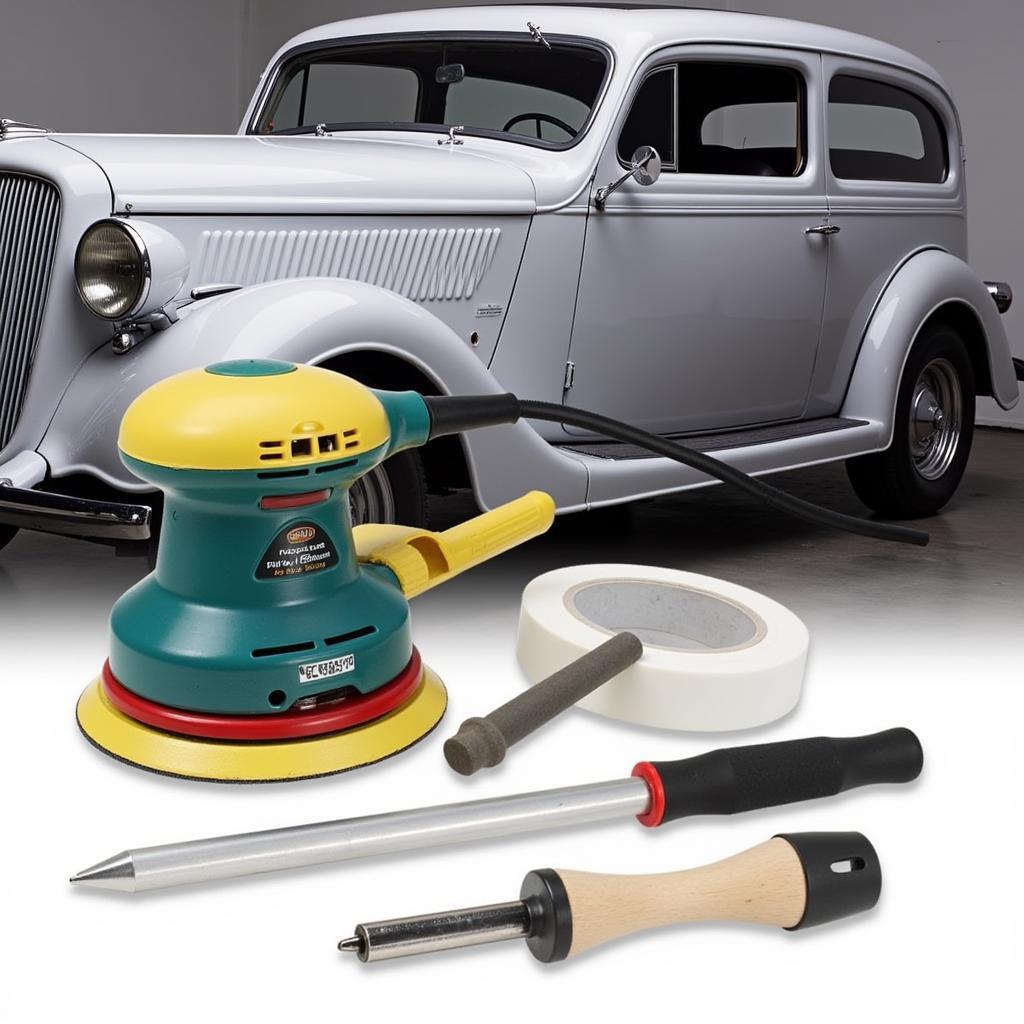 Specialized tools for car bodywork and painting