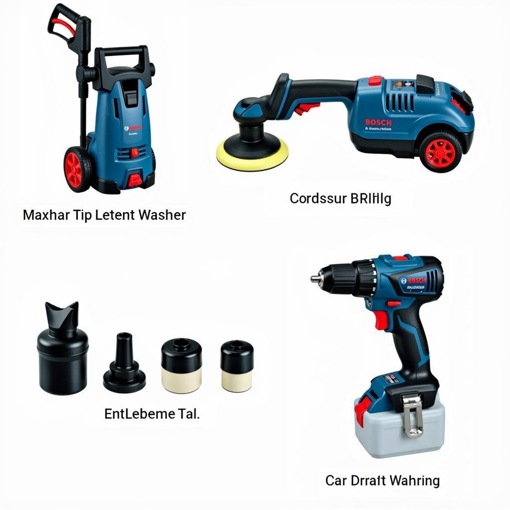 Bosch Power Tools for Car Washing: Selecting the perfect tools for a spotless clean.