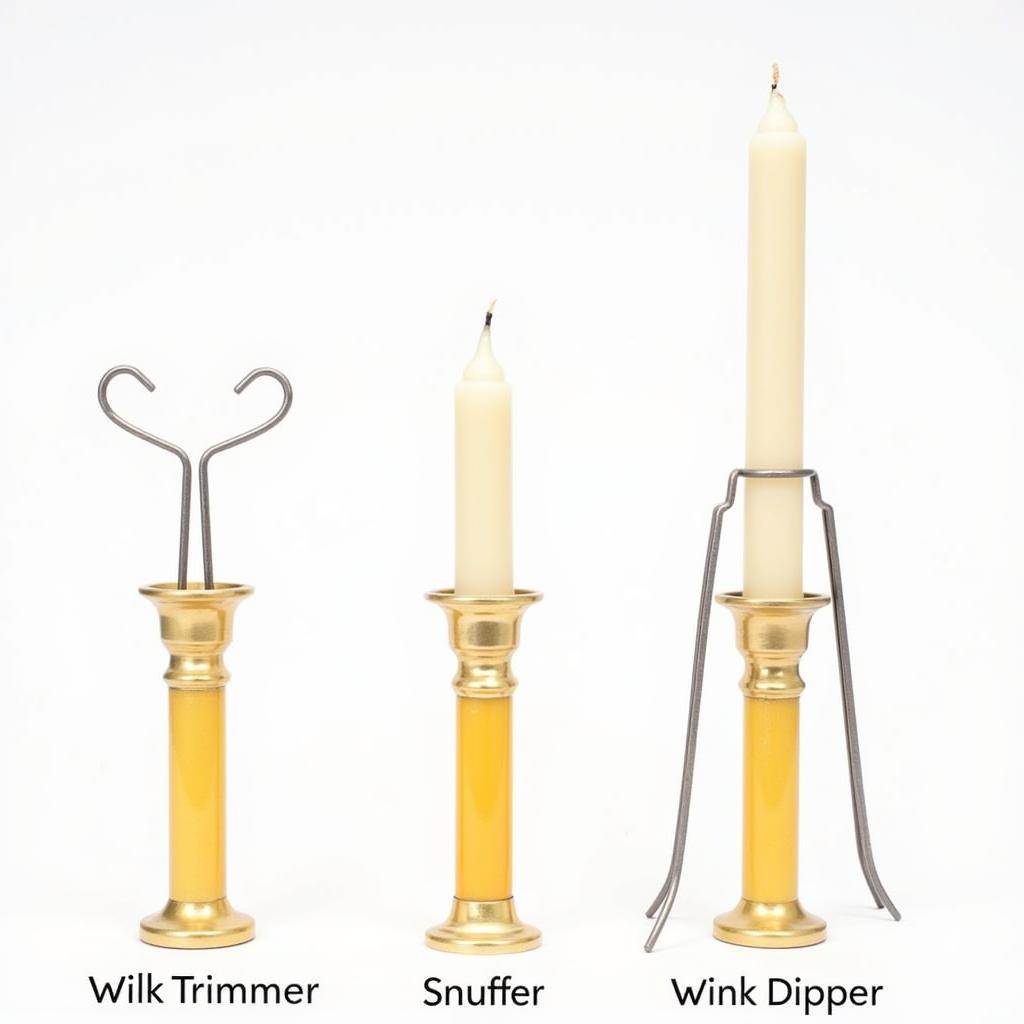 Using Candle Care Tools: Trimmer, Snuffer, and Dipper