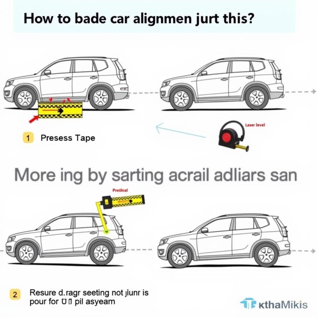 Car Alignment Process Using Cheap Tools