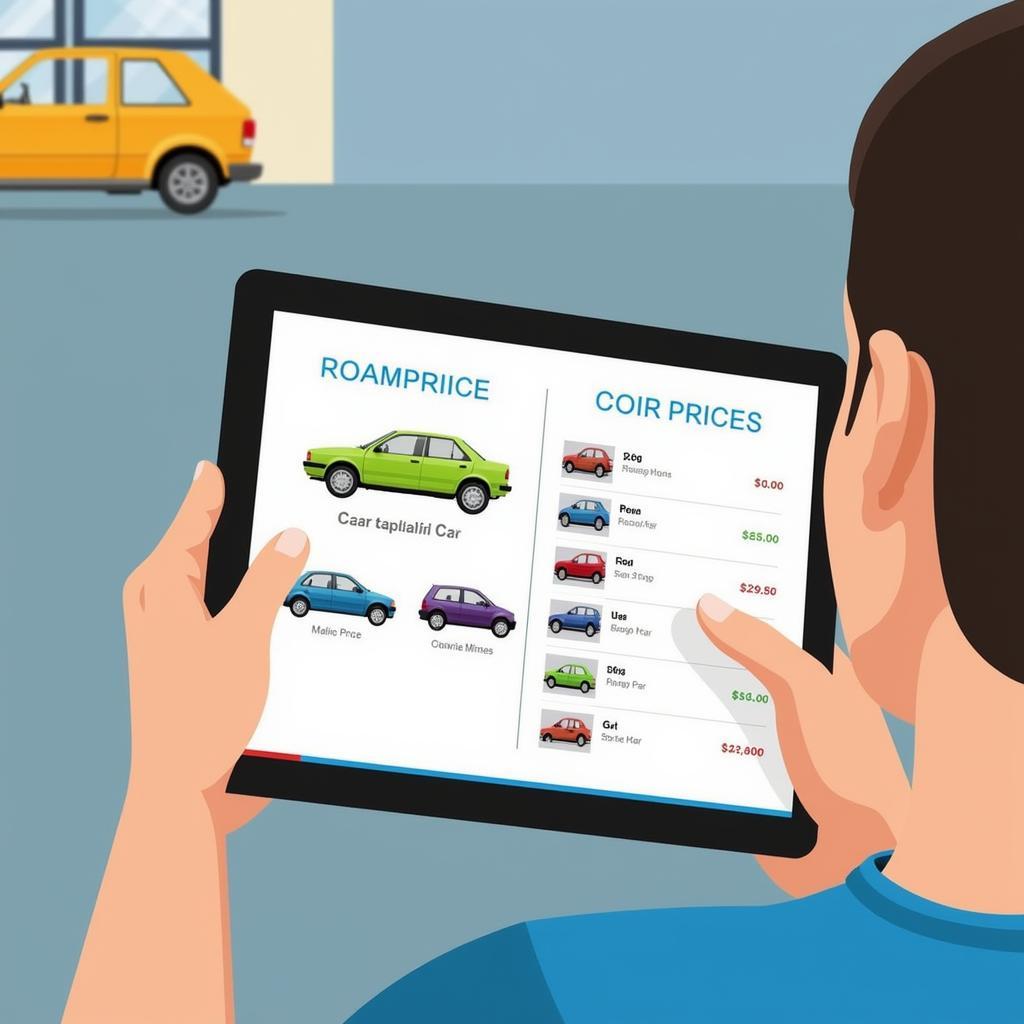 Using car appraisal tools for buying and selling cars.