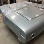 Finished car body after sanding process