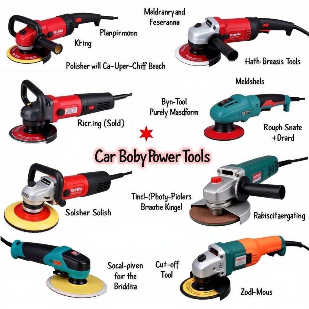 Car Body Power Tool Selection UK