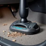 Car Carpet Vibrator Tool in Action