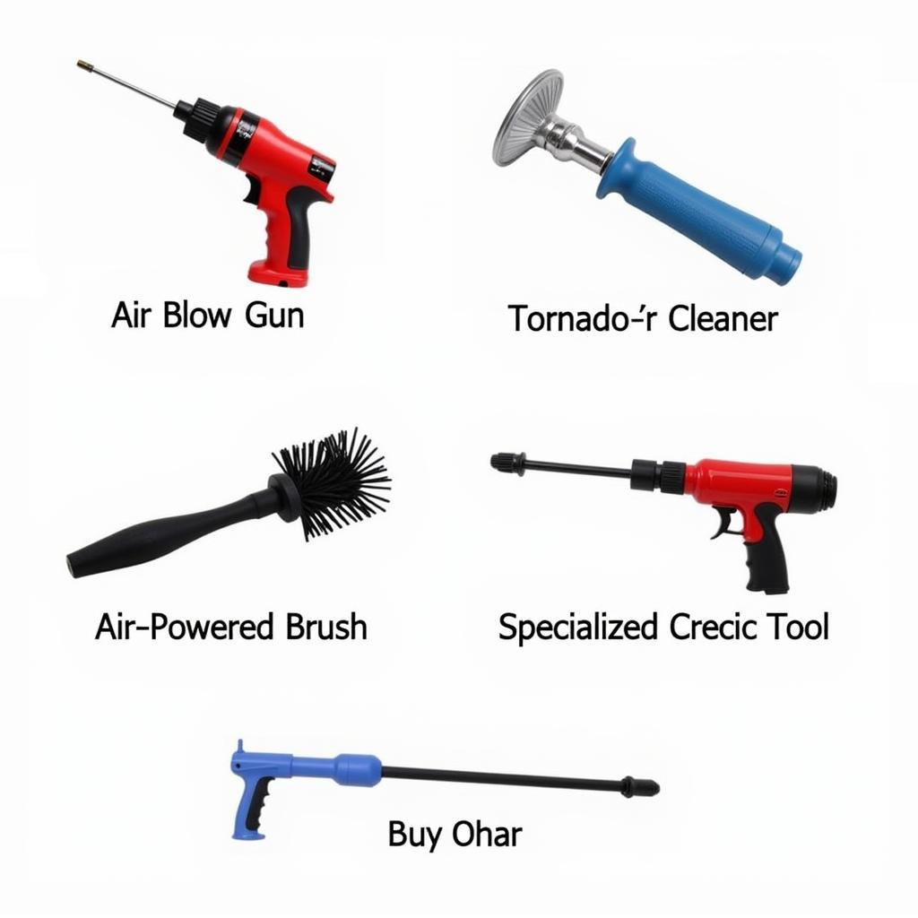 Types of Car Cleaning Air Tools