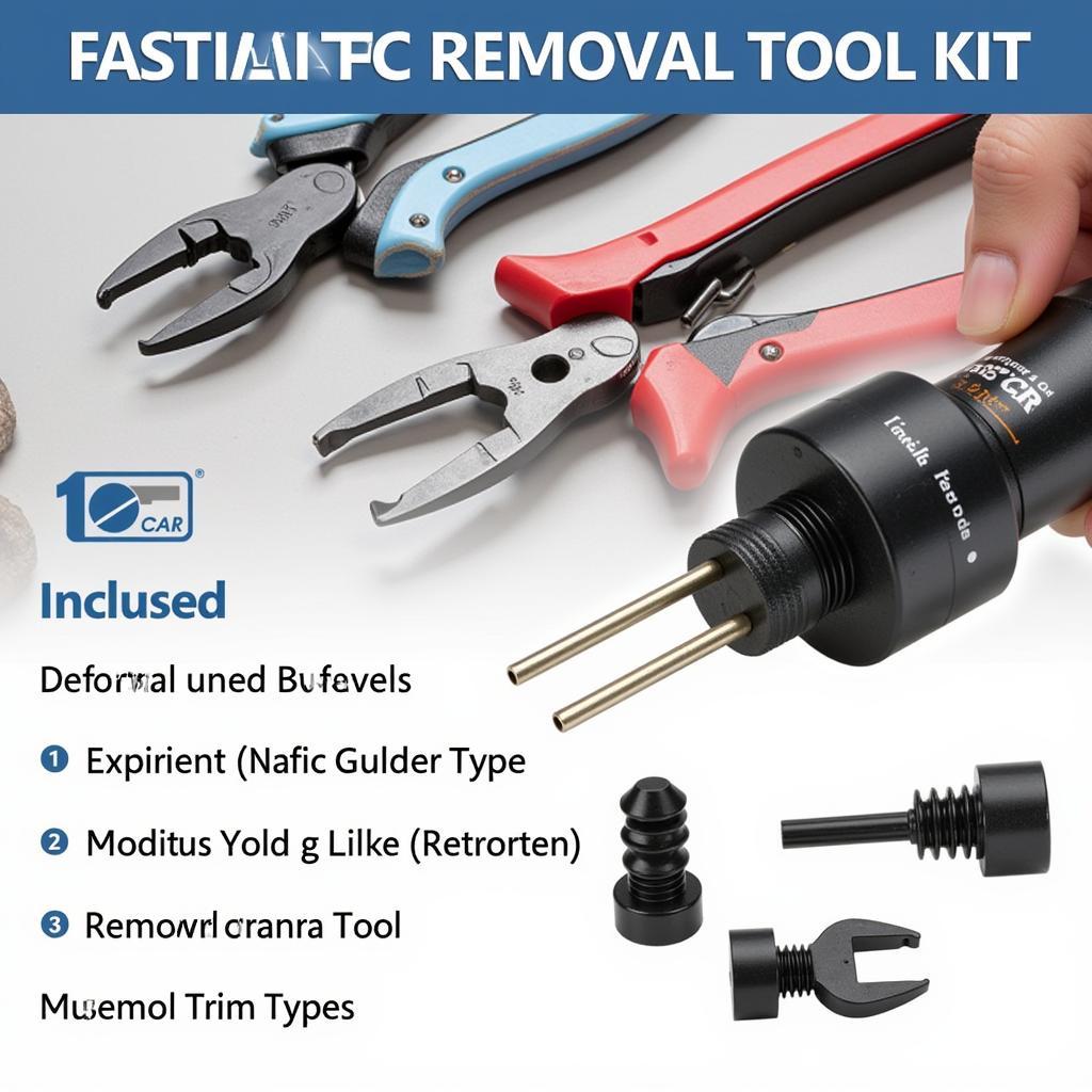 Car Clips Removal Tool Kit