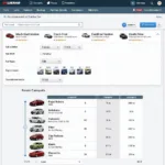 Car Comparison Tool India Dashboard