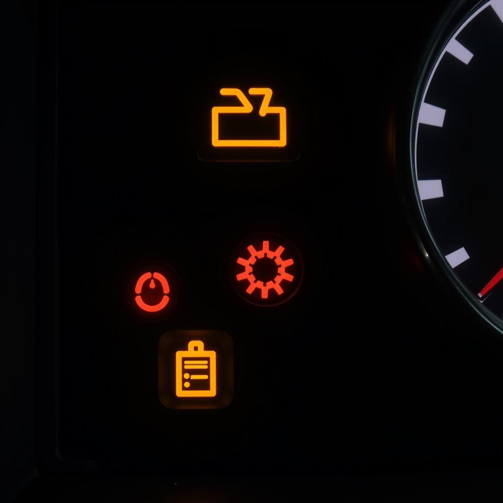 Car Dashboard Warning Lights