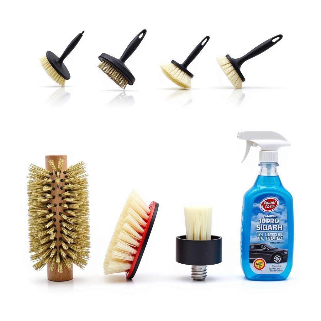 Car Detailing Brushes and Soap