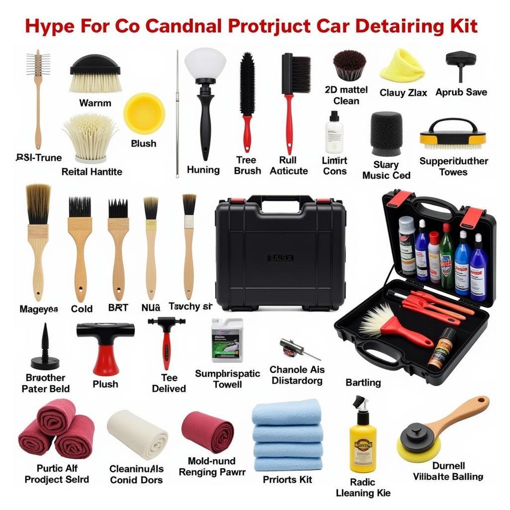 Essential Car Detailing Tools Kit