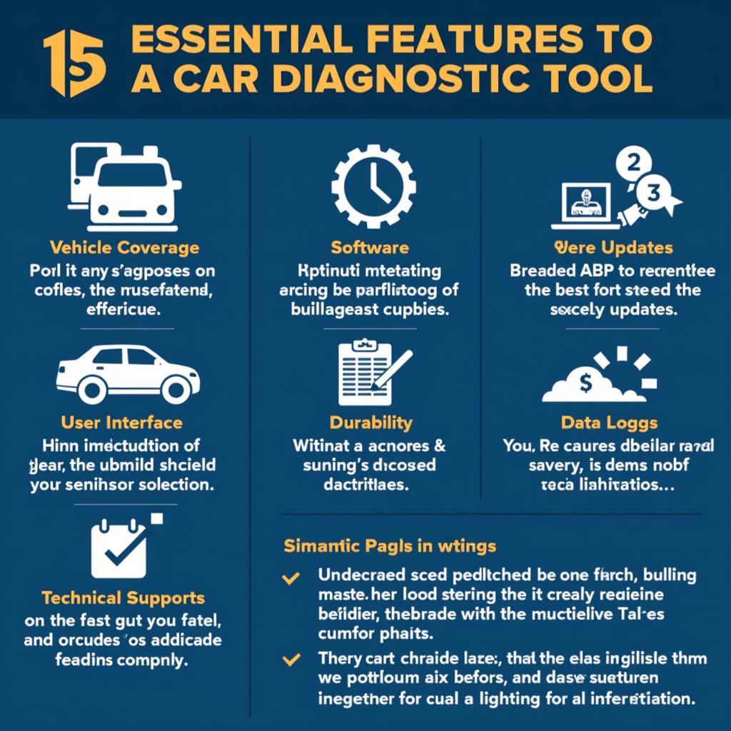 Key features of a car diagnostic tool