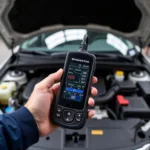 Car Diagnostic Tool in Use