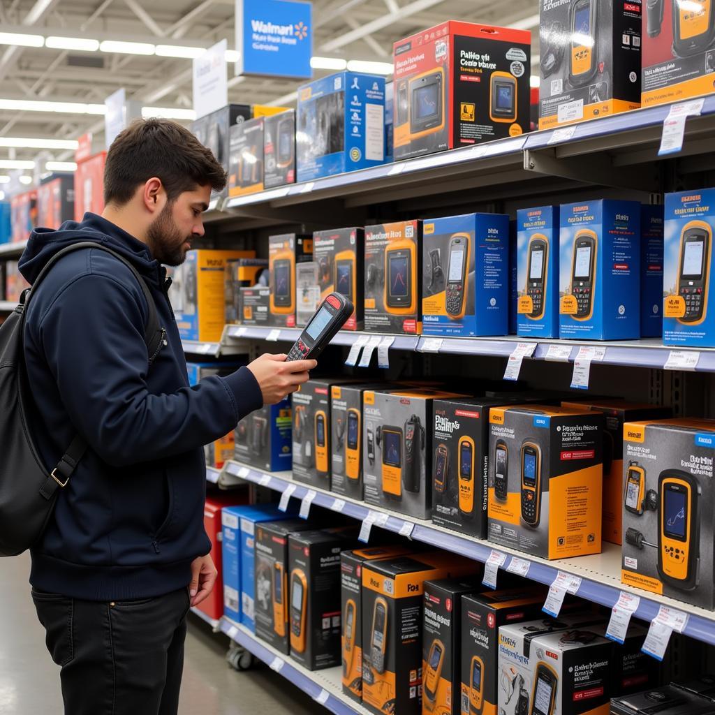 Selecting a Car Diagnostic Tool at Walmart