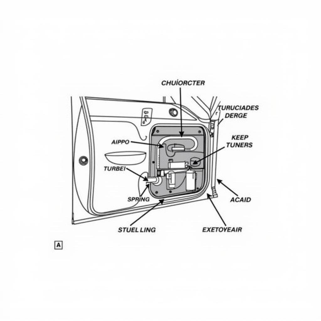 Car Door Lock Mechanism Diagram