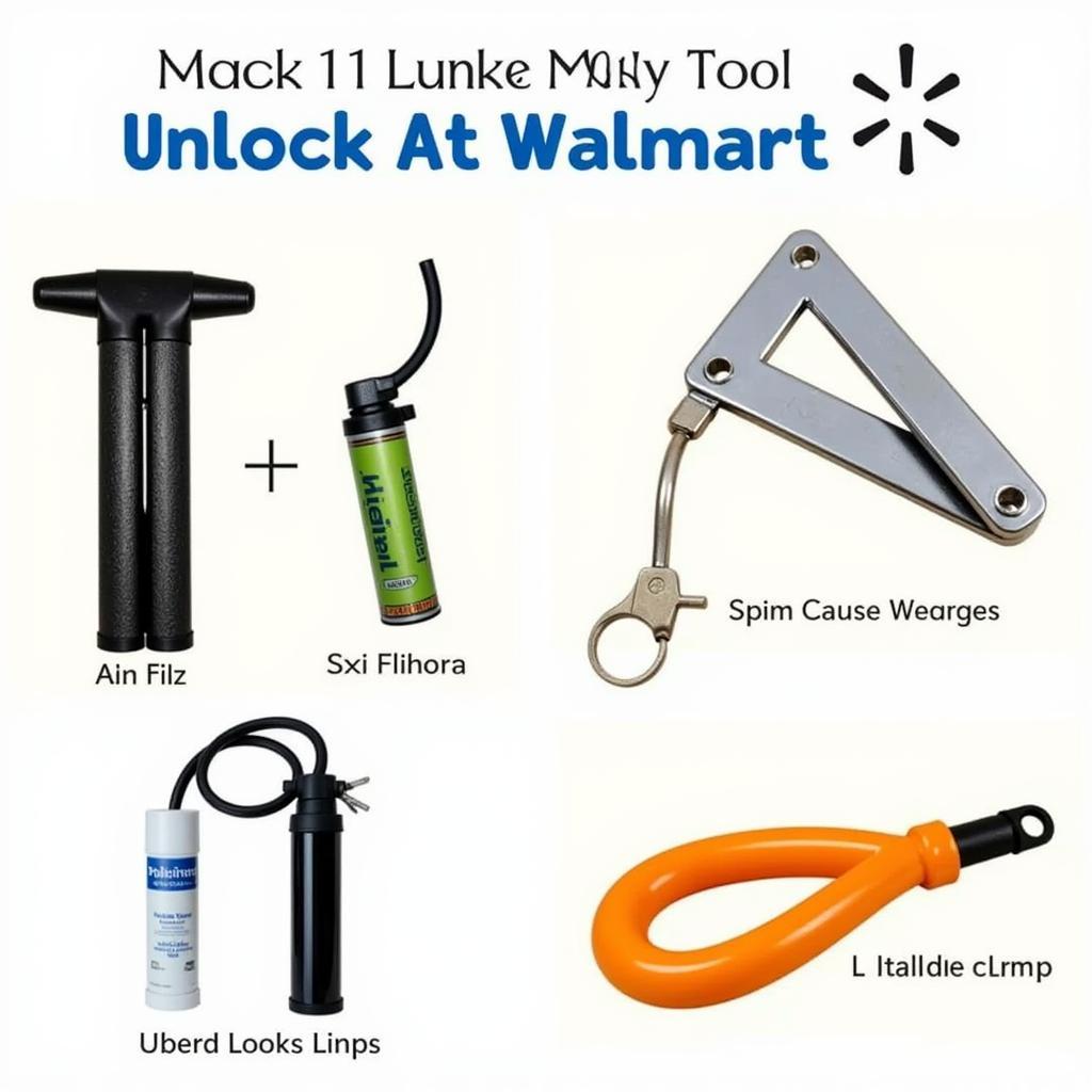 Car door unlocking tools available at Walmart