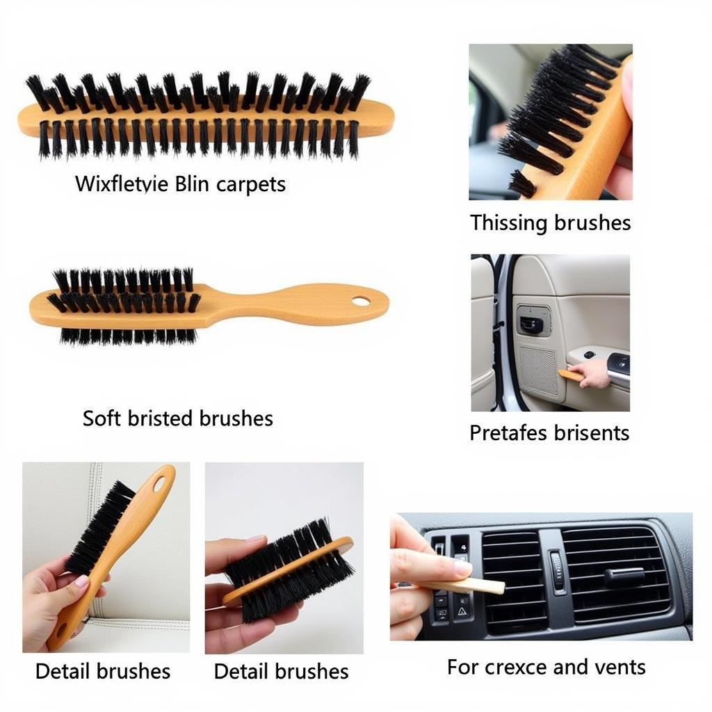 Car Interior Cleaning Brushes