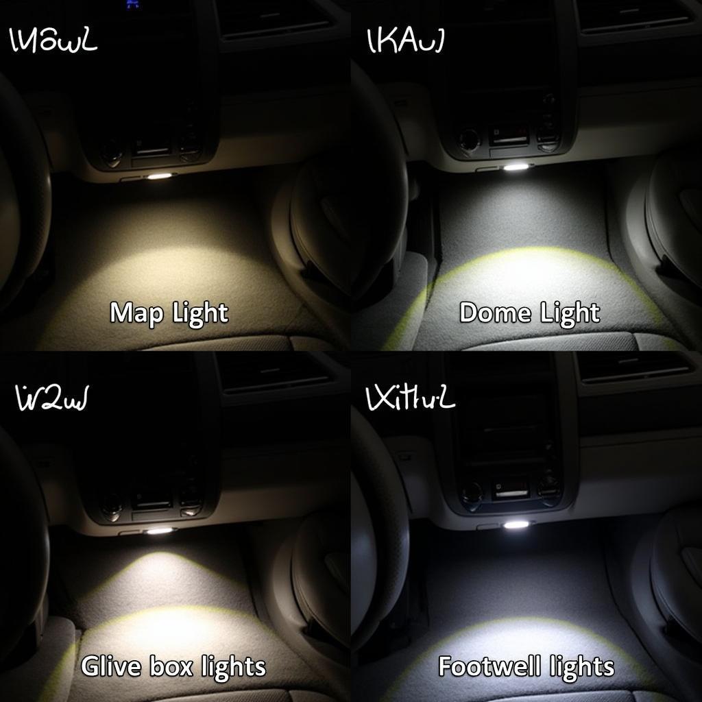 Types of Car Interior Lights