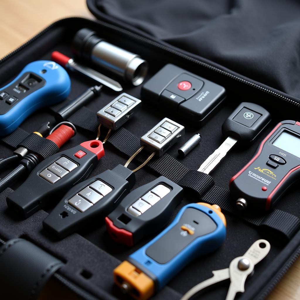 Car Key Locksmith Tools Kit