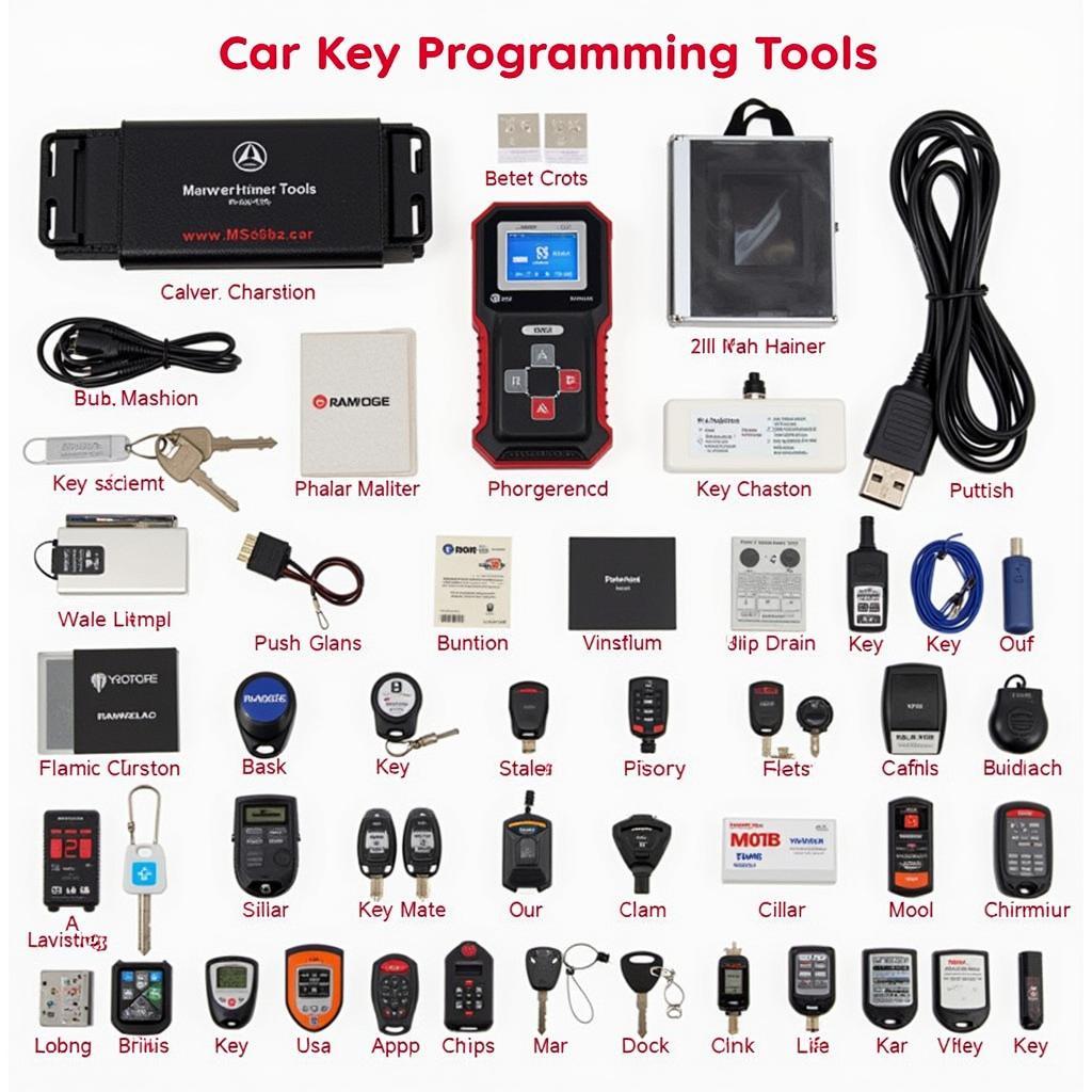 Car Key Programming Tools Selection