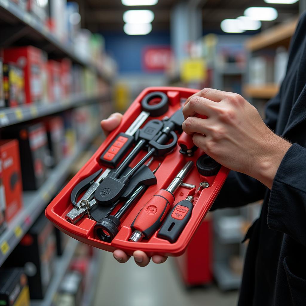 Examining Car Lockout Tool Kits in a Physical Store