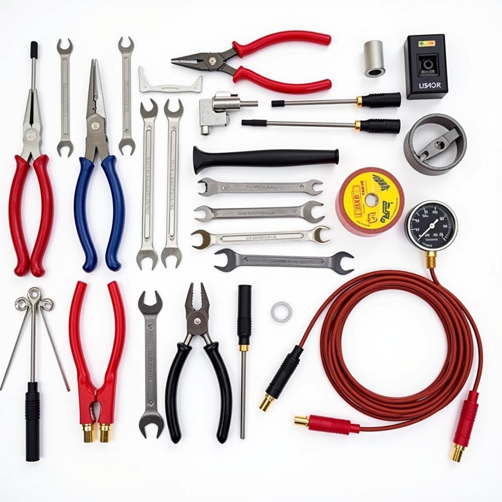 Essential components of a car multi tool kit